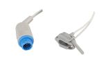 12 Pin Soft Reusable Spo2 Sensor Finger Clip Multifunctional