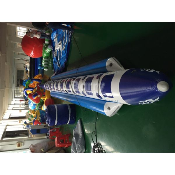 2 ~ 10 People Air Welded Inflatable Water Toys Banana Boat Tube Flame Resistance