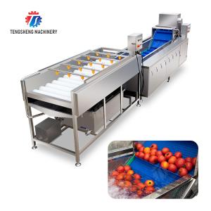 Buy cheap Multifunction Fruit And Vegetable Processing Line Parallel Brush Machine product