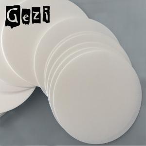 China 180mm 300 * 300mm Round Filter Paper Chemistry , Cellulose Filter Paper In Funnel on sale