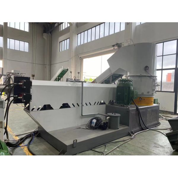 RSL Series Double Stages Plastic Pelletizing Machine For Washing Recycled Soft PE PP Material