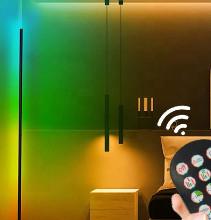 Quality Modern Smart Led Floor Lamp RGB Floor Light Color Changing With Music Function for sale