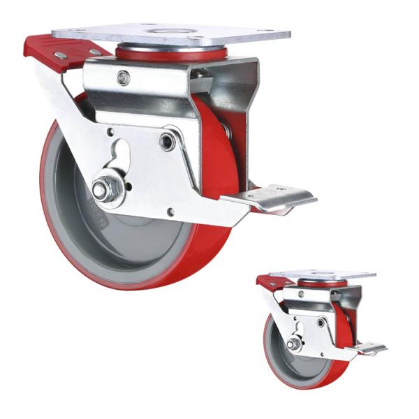 Quality 125mm Scaffolding Swivel Wheels , ISO9001 Caster Wheel Scaffolding for sale