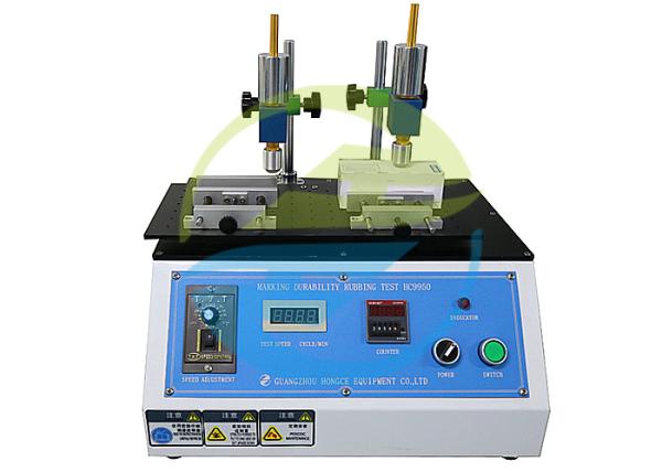 IEC 60884 Testing Equipment For Marking Durability Test With 5-60 Times / Min
