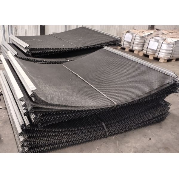 6m long Color Painted 16mm Woven Wire Screen For Crusher