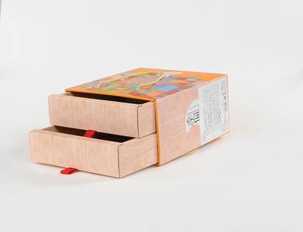 Quality Double Layer Cardboard Drawer Storage Box CMYK / Pantone Printing for sale