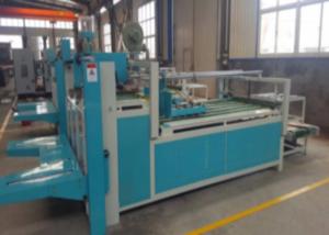 China Semi Automatic Folder Gluer Machine For Corrugated Carton Box Making on sale
