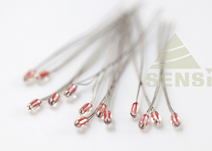 Firm Structure Negative Temperature Coefficient Thermistor , Radial Glass NTC Thermistor