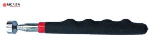 Telescopic magnetic pick up tool with soft rubber handle stainless steel 840mm pick up screws, nuts, bolts, nails