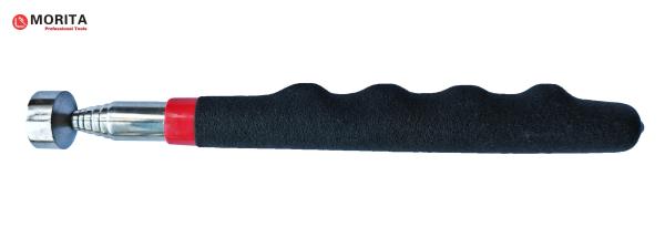 Quality Telescopic magnetic pick up tool with soft rubber handle stainless steel 840mm pick up screws, nuts, bolts, nails for sale
