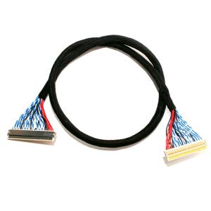 Hirose df19 Lvds Cable Assembly , 30pin Lvds Wire Harness lvds display connector