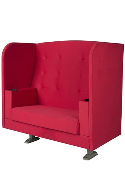 Quality Space Saving Theater Room Chairs , Theater Lounge Chairs Row  LED Side Light Digit for sale