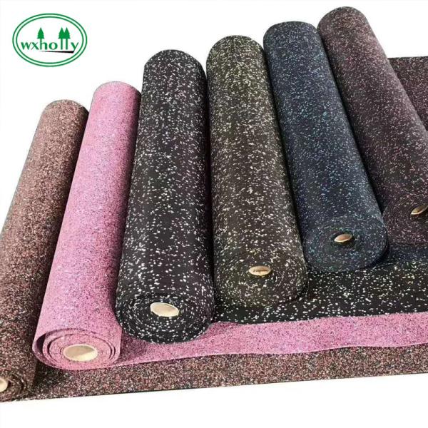 Quality Antislip Shockproof Sports Equipments Epdm Floor Rubber Mat For Gym for sale