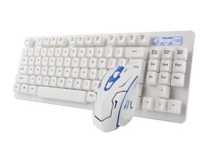 104 Key Ergonomic Wireless Keyboard And Mouse Combo With Nano USB Receiver 