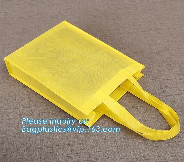 kit packing bags, emegency pack, fabric recycled fashion customized non woven bag, Non-woven Material and Handled Style