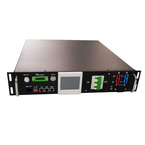 Quality GCE RS485 CAN Protocol Solar Battery System ESS BMS 204.8V50A 64S High Voltage 2U BMS for sale