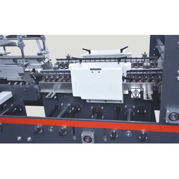 Automatic Straight Line Side-Glue Paper Box Folder Gluer Machine 600X For Cardboard And Carton Paper Box