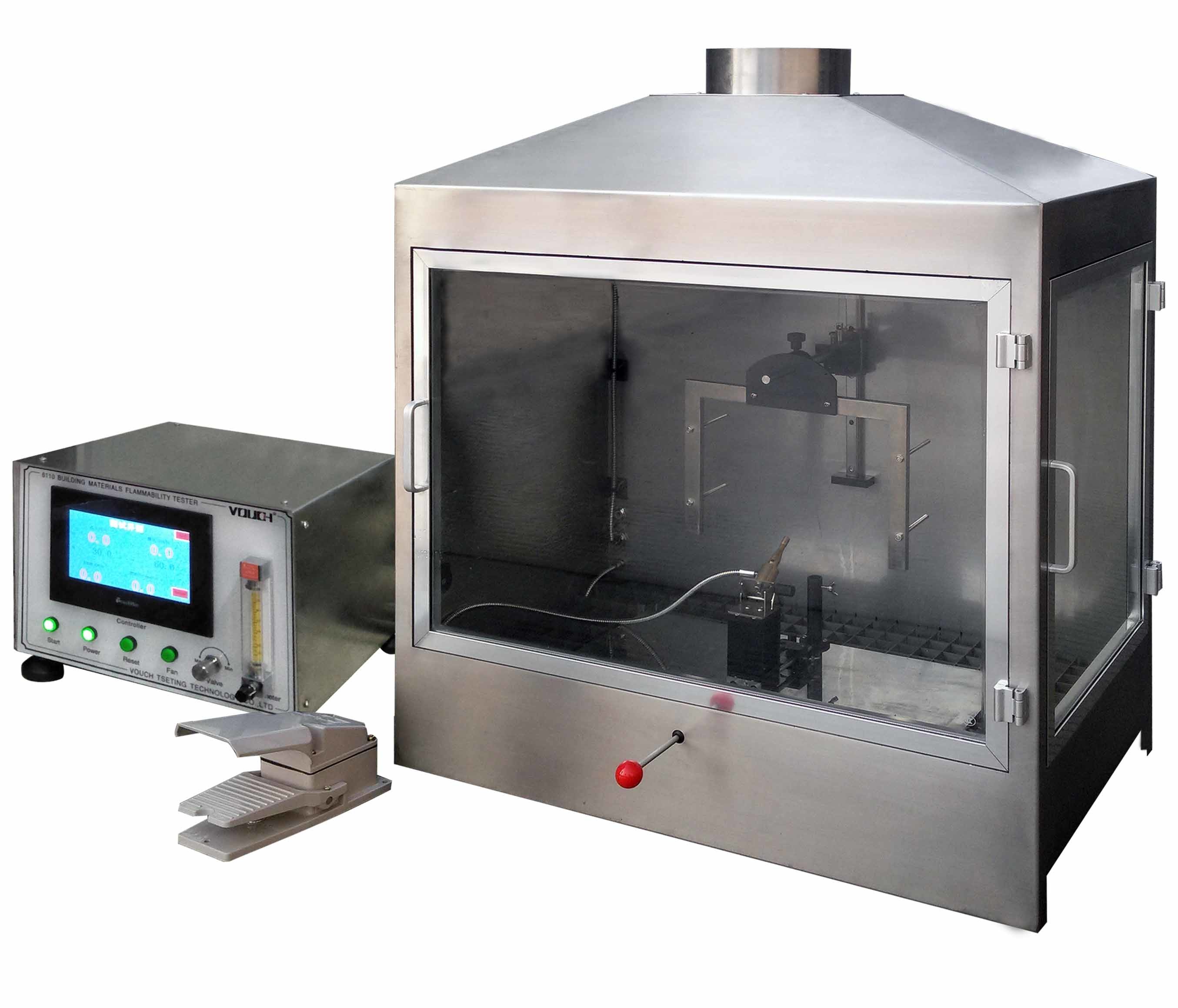 Building Material Flammability Test of Burning Fire Testing Labs 0.01s Balance Flame Resolution Time Adjust