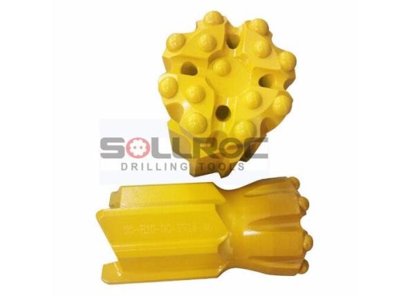 Quality T45 Tungsten Carbide Retrac Threaded Button Bits For Top Hammer Drilling for sale