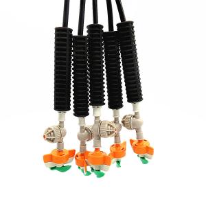China Hanging Anti Drip Valve 4/7mm Tube Irrigation Micro Sprinklers on sale