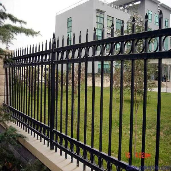 Quality D Pale W Pale Steel Security Metal Palisade Fencing Rot Proof OEM for sale