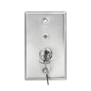 Buy cheap Tamper Proof Momentary Key Switch With 2 Keys Dual Light NO / NC / COM product
