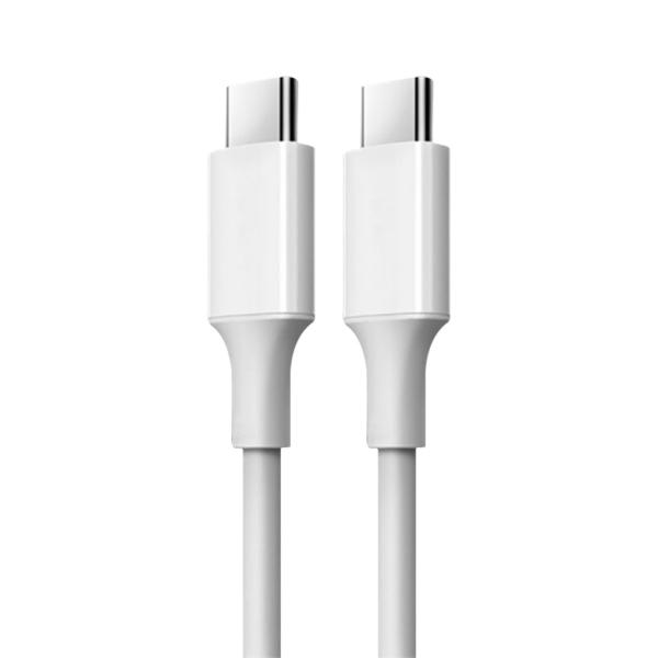 Quality White Color USB C To C Fast Charge Cable With PVC Jacket 20V 3A 60W for sale