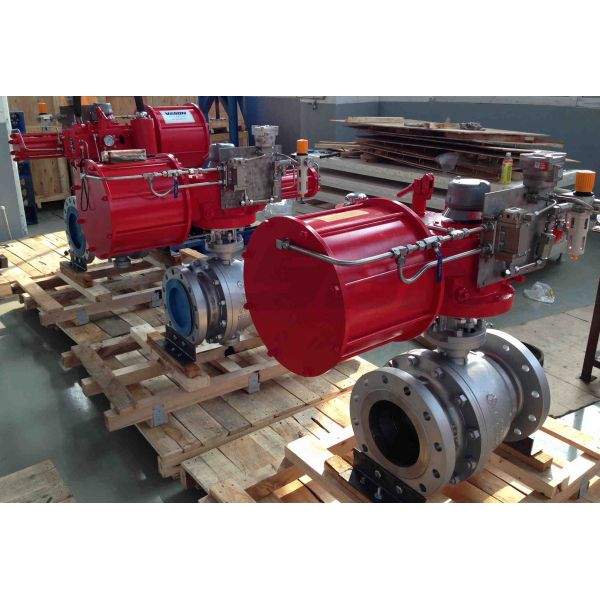 Trunnion Mounted Motorized Valve Actuator , Scotch Yoke Control Valve Actuator