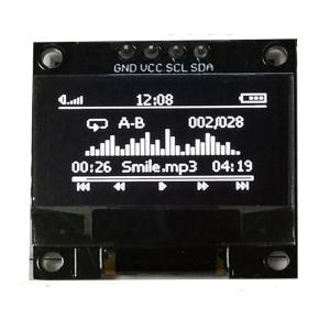 China 128x64 0.96 Inch OLED Display Module I2C SPI Interface Transmissive on sale