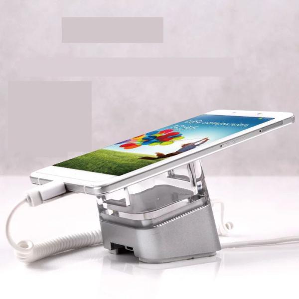 Quality COMER New acrylic display alarm security charging stands for tablet android mobile iphone for sale