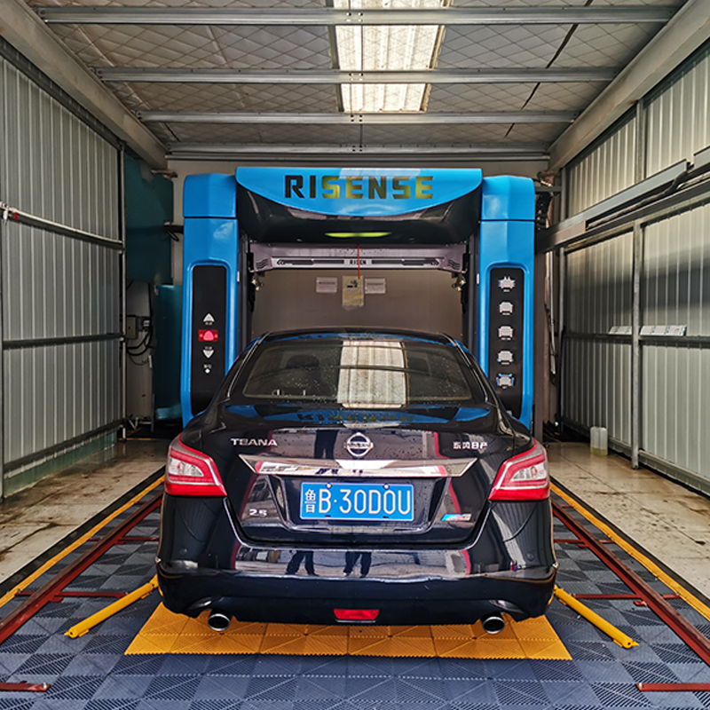 Double Arm Touchless Design Qingdao Risense 360 Touchless Automatic Car Wash Machine