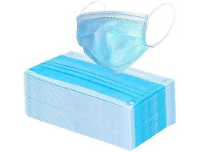 Blue Color Disposable Earloop Face Mask Low Sensitivity Skin Friendly For Food Service