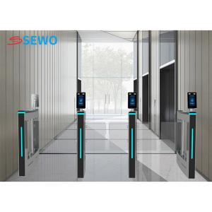 Buy cheap Fully Automatic Swing Gate Turnstile Access Control With Fingerprint RFID Card Reader product