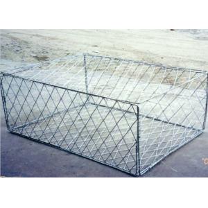 Buy cheap Reinforced 80mm x 100mm 3.2mm Gabion Fence Panels product