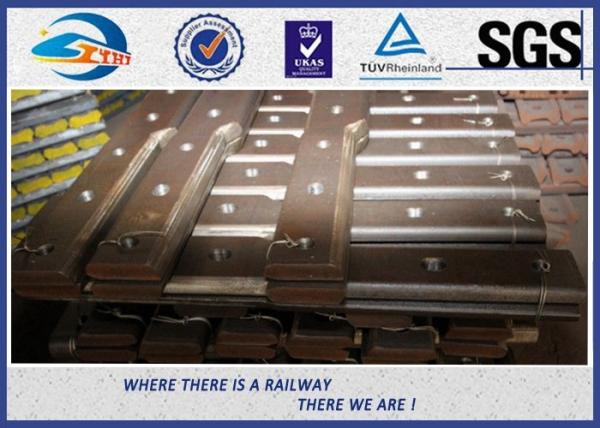 Quality SGS 6 Hole Railway Fish Plate For Connecting Rails with Hot rolled steel for sale
