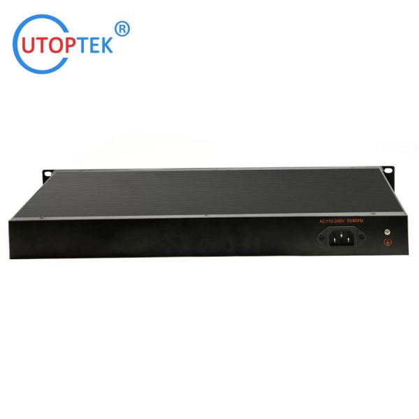 1U RACK Type L2 Management Industrial 2xGE SFP+24x10/100/1000M RJ45+1xConsole port Network Fiber Switch