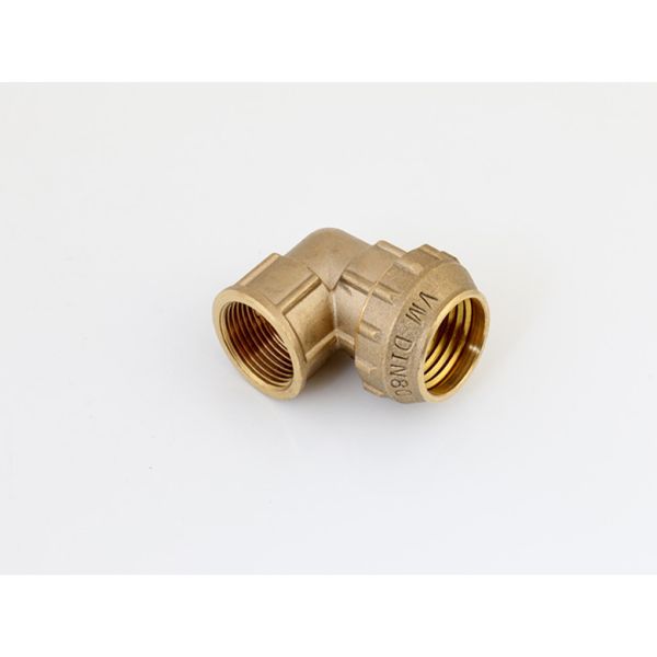 Good quality brass female tee compression fittings for pe pipe