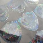 Custom Laser QR Code Label Sticker Printing Polarized Light Glossy