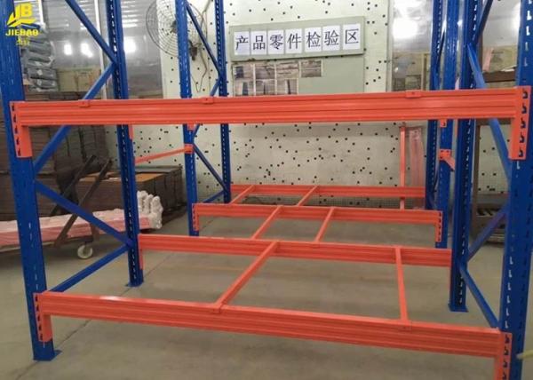 Quality Warehouse Selective Pallet Racking System , Metal Industrial Pallet Rack Shelving for sale