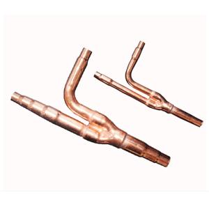 High Durability Heat Exchanger Components of Branch Copper Pipe