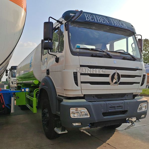 New Beiben 20M3 10 Wheels High Pressure Water Jet Cleaning Truck Water Tank Truck Price