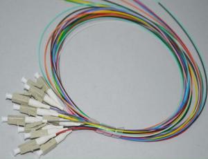 12 color fiber optic pigtails LC/ST/SC/FC 900um,SM/MM G652D or G657A fiber