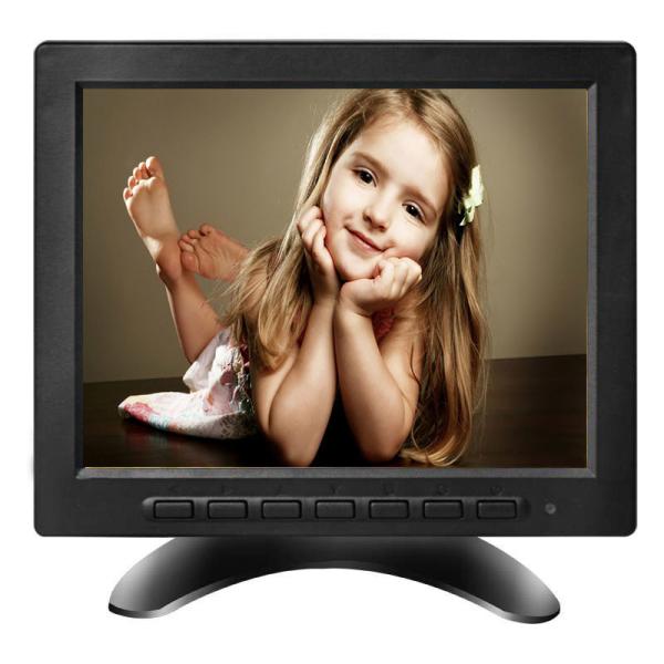 Quality 9~36VDC 800x480 8 Inch LCD CCTV Monitor With BNC AV HDMI USB for sale