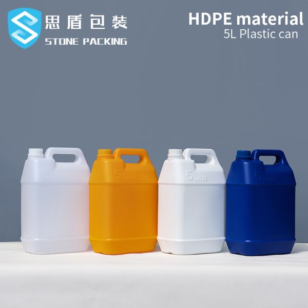 Leakproof 5l Liquid Empty Detergent Bottles Alkali Resistant