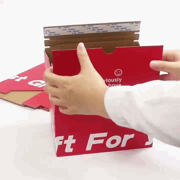 Luxury Shipping Zipper Carton Box Mailer Boxes For Sustainable Packaging