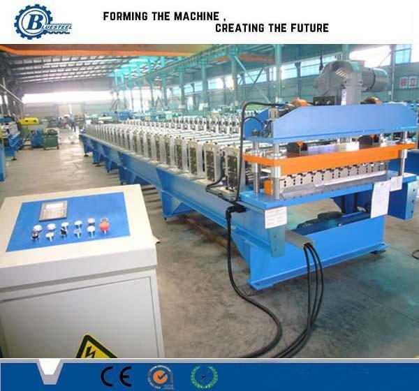 Quality High Speed Steel Structure Cladding Wall And Roof Metal Tile Roll Forming Machine for sale