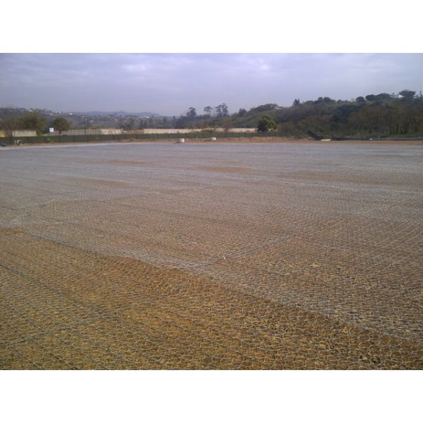 Hexagonal Road Construction 2m Woven Steel Mesh