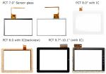7" OCA Capacitive Touch Screen Panel For The G + F / F Or G + G With USB / I2C