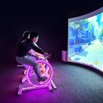 Interactive Sport Bike Digital Experience Hall Intelligent Bicycle Interactive