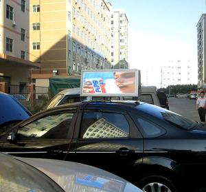 Buy cheap 3G Wireless Wifi Taxi LED Display Full Color Double Sides Bus Led Display Screen product